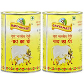 100% Pure Indian A2 Cow Ghee By Gavyamart | Rich In Healthy Fat Nutrients Desi Cow Ghee Perfect For Heart Health | 2 Litr (1 Litr * 2) 67.6 Ounce | Tin Pack